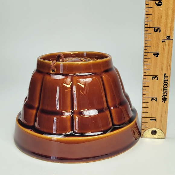 Williams Sonoma Brown Glazed Autumn Acorn Cranberry Jello Cake Dessert Mold - Picture 5 of 8